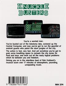 Knuckle Busters - Box - Back Image
