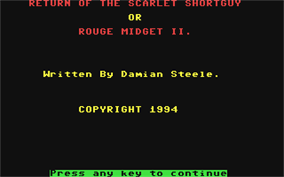 Rouge Midget II - Screenshot - Game Title Image