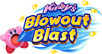 Kirby's Blowout Blast - Clear Logo