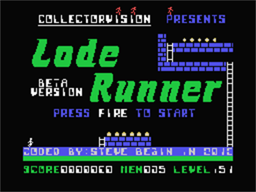 Lode Runner - Screenshot - Game Title Image