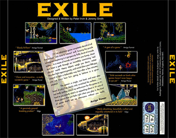 Exile - Box - Back Image