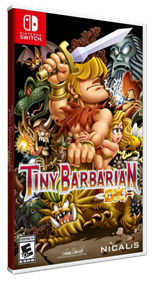 Tiny Barbarian DX - Box - 3D Image