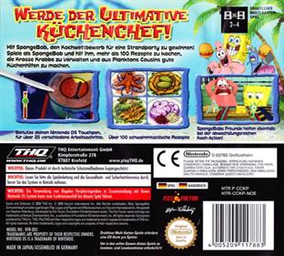 SpongeBob vs The Big One: Beach Party Cook-Off - Box - Back Image