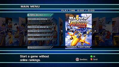 Raiden Fighters Aces - Screenshot - Game Select Image