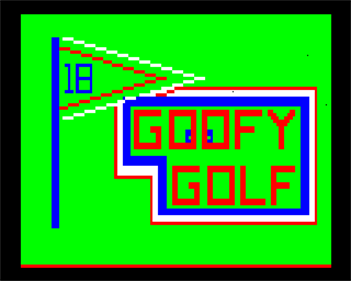 Goofy Golf - Screenshot - Game Title Image