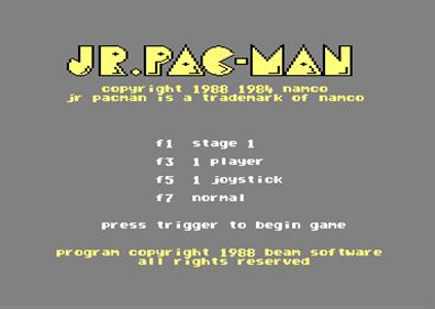 Pac-Man 25th Anniversary Edition 64 - Screenshot - Game Title Image