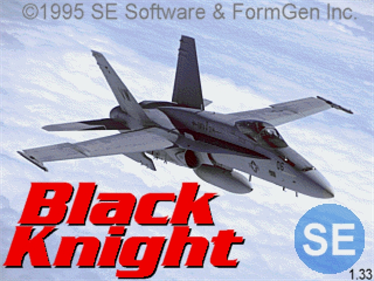 Black Knight: Marine Strike Fighter - Screenshot - Game Title
