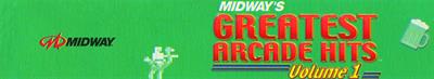 Midway's Greatest Arcade Hits: Volume 1 - Banner Image