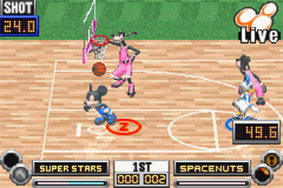 Disney Sports: Basketball - Screenshot - Gameplay Image