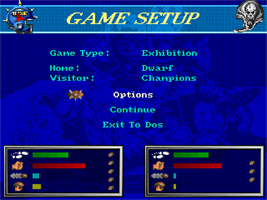 Blood Bowl - Screenshot - Game Select Image
