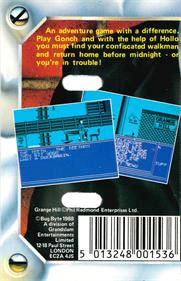 Grange Hill: The Computer Game - Box - Back Image