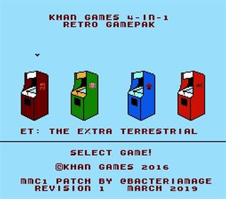 KHAN Games 4-in-1 Retro Gamepak - Screenshot - Game Title Image