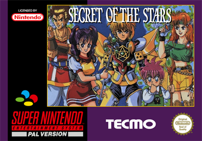 Tecmo Secret of the Stars - Fanart - Box - Front Image
