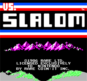 Vs. Slalom - Screenshot - Game Title Image