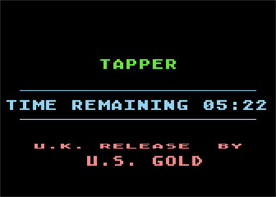 Tapper - Screenshot - Game Title Image