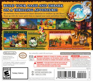 Ever Oasis - Box - Back Image