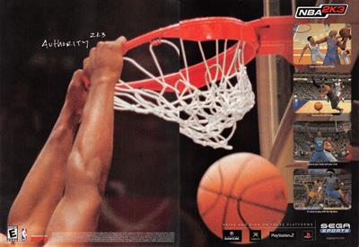 NBA 2K3 - Advertisement Flyer - Front Image