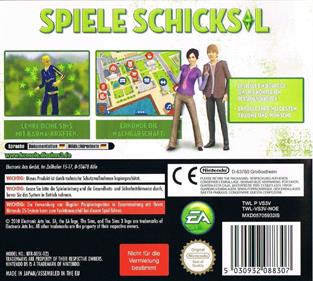 The Sims 3 - Box - Back Image