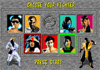 Mortal Kombat - Screenshot - Game Select Image