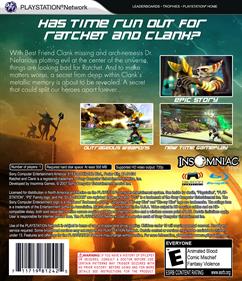 Ratchet & Clank Future: A Crack in Time - Box - Back Image