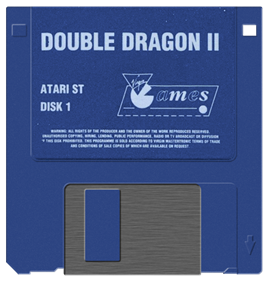 Double Dragon II: The Revenge - Fanart - Disc Image