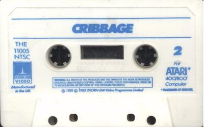 Cribbage & Dominoes - Cart - Back