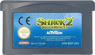 Shrek 2: Beg for Mercy! - Cart - Front Image