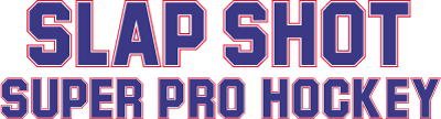 Slap Shot: Super Pro Hockey - Clear Logo Image