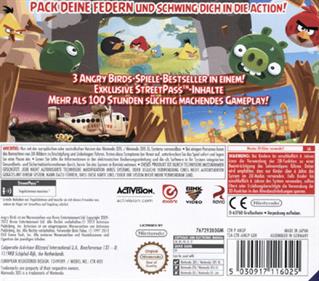Angry Birds Trilogy - Box - Back Image