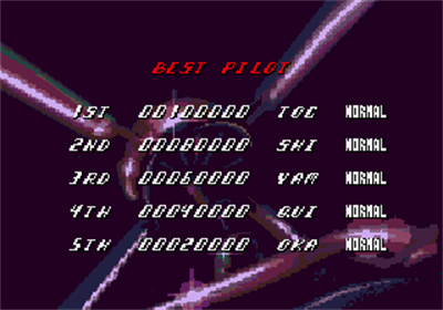 Cobra Command - Screenshot - High Scores Image