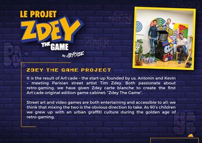 Zdey The Game - Advertisement Flyer - Front Image