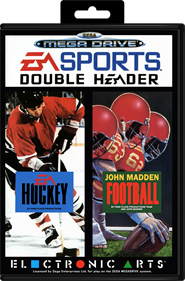 EA Sports Double Header: EA Hockey / John Madden Football - Box - Front - Reconstructed Image