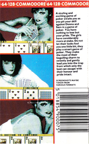 Strip Poker II (Byte Back) - Box - Back Image