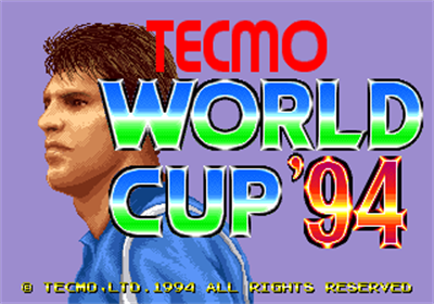 Tecmo World Cup '94 - Screenshot - Game Title Image