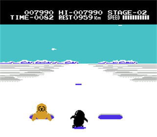 Antarctic Adventure - Screenshot - Gameplay Image