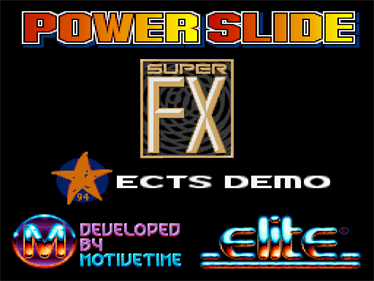 Power Slide - Screenshot - Game Title Image