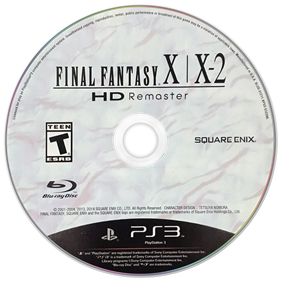 Final Fantasy X / X-2: HD Remaster - Disc Image