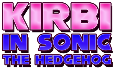 Kirby in Sonic the Hedgehog - Clear Logo Image