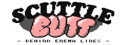 Scuttlebutt 64: Behind Enema Lines - Clear Logo Image