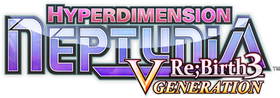 Hyperdimension Neptunia Re;Birth3: V Generation - Clear Logo Image