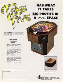 Take Five - Advertisement Flyer - Front Image
