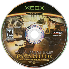 Full Spectrum Warrior: Ten Hammers - Disc Image
