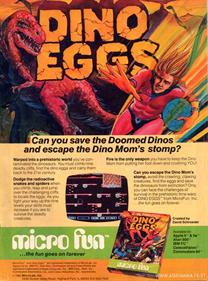 Dino Eggs - Advertisement Flyer - Front Image