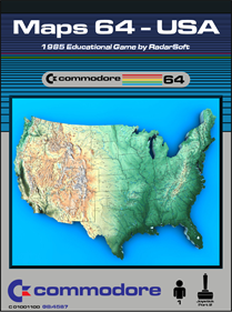 Maps 64: USA - Fanart - Box - Front Image