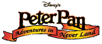 Disney's Peter Pan: Adventures in Never Land - Clear Logo Image