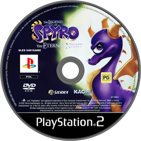 The Legend of Spyro: The Eternal Night - Disc Image