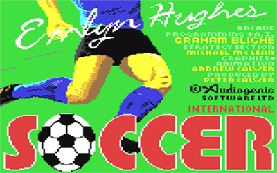 Emlyn Hughes International Soccer - Screenshot - Game Title Image