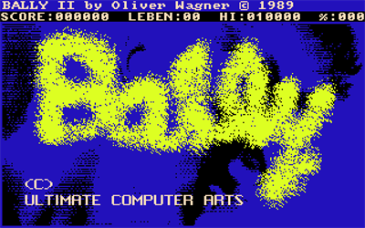 Bally II - Screenshot - Game Title Image