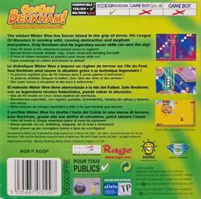 Go! Go! Beckham! Adventure on Soccer Island - Box - Back Image