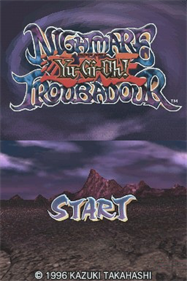 Yu-Gi-Oh! Nightmare Troubadour - Screenshot - Game Title Image